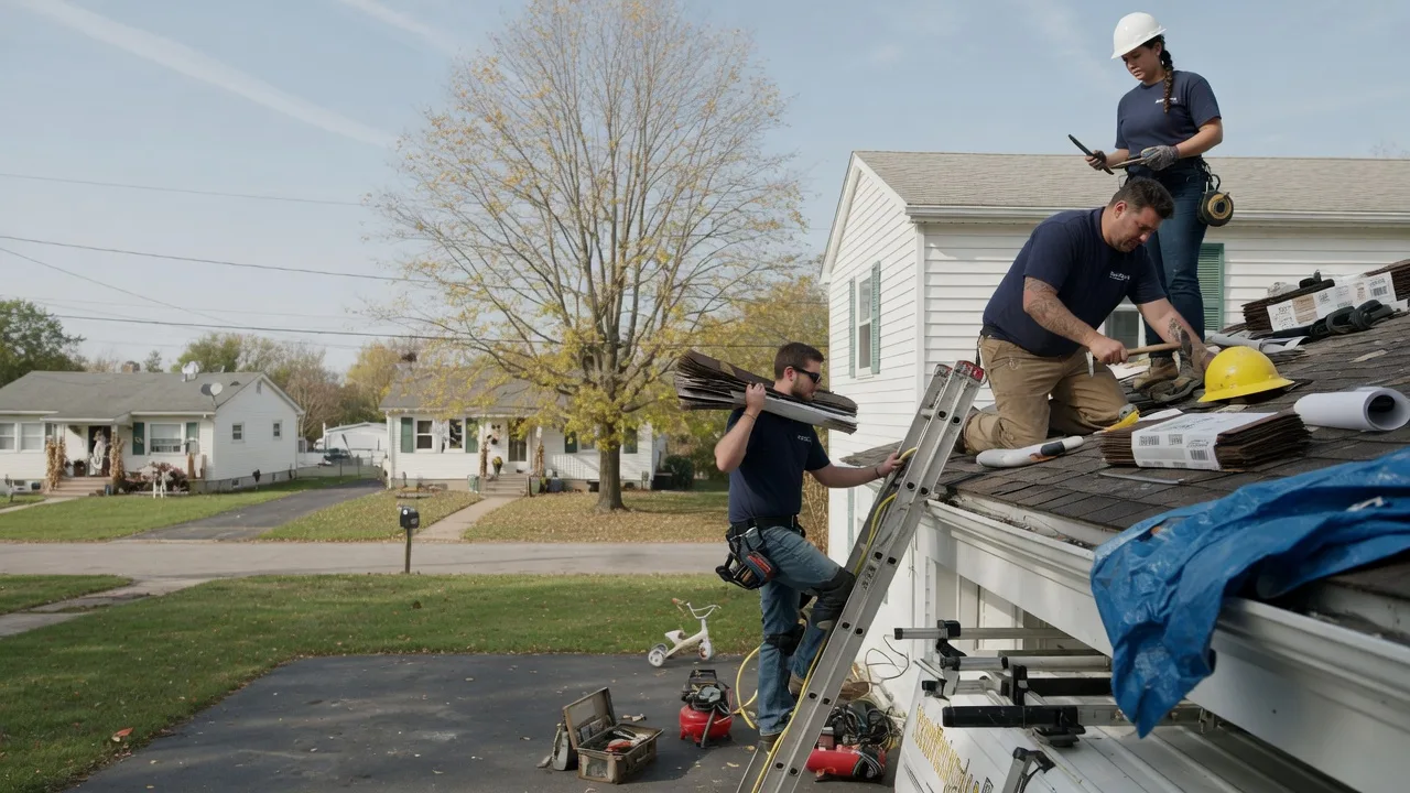 Local Roofing Contractors in Burnettsville, IN near me